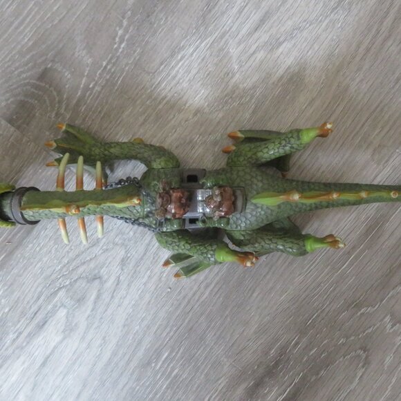 Mega Bloks Krystal Wars Marauders Cliff Green Dragon NO WINGS+2 Figures (K438) - Picture 2 of 10